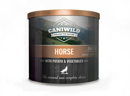 Caniwild Horse with Potato and Vegetables – puszka z zamykanym wieczkiem – 850g